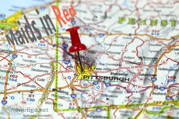 Service Area of Maids in Pittsburgh Near Me &ndash maidsinred