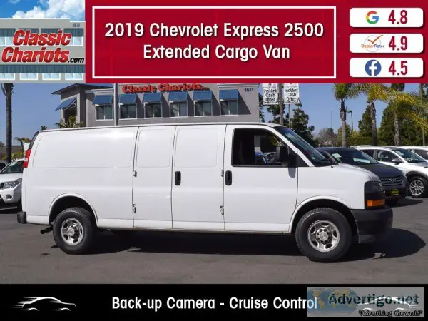 Used 2019 Chevrolet Express 2500 Extended Cargo Van for Sale in 