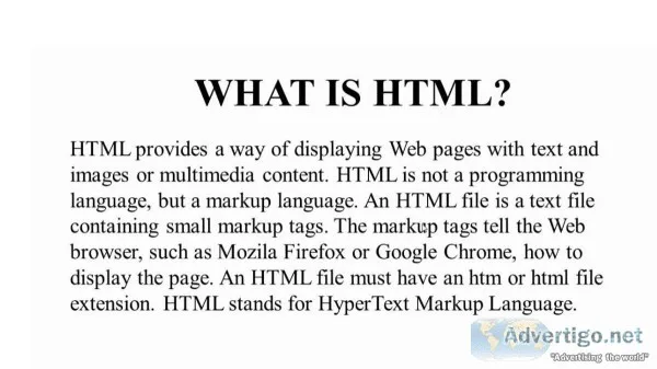 HTML Introduction for Beginners