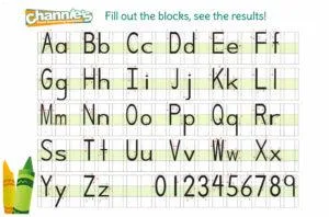 Visual AlphabetCursive Card- Classroom Pack