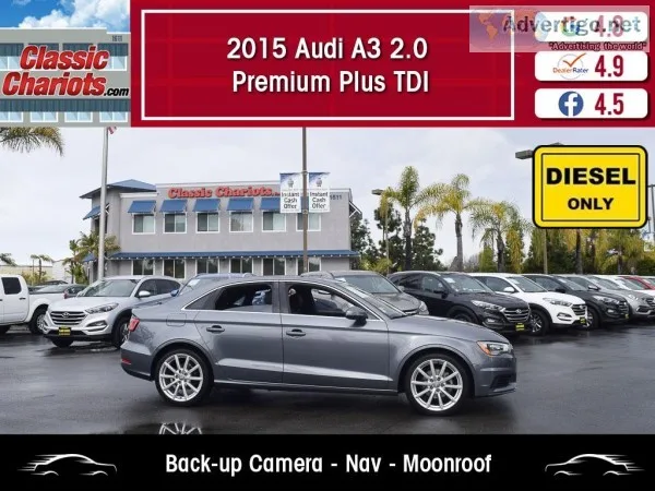 Used 2015 Audi A3 2.0 Premium Plus TDI for Sale in San Diego - 1