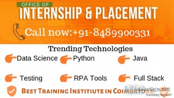 Final Year Project Center in Coimbatore-Internshi pPlacement in 