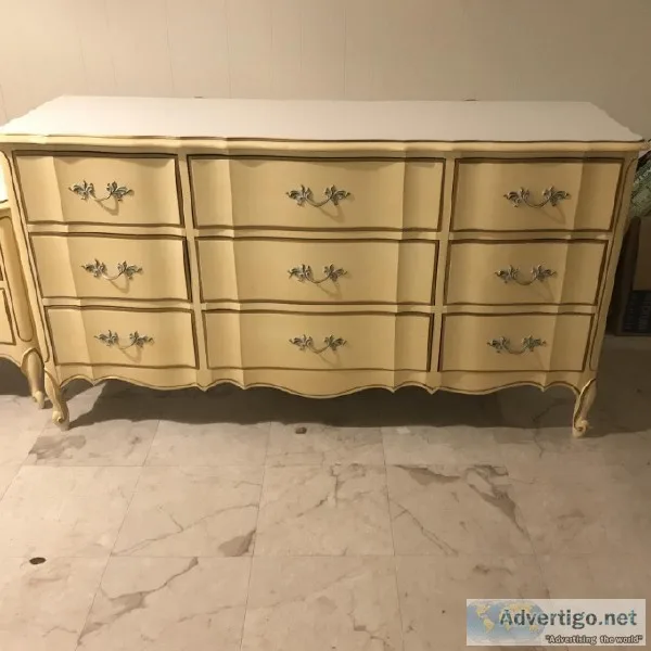 Dixie Vintage French Provincial Bedroom Suite