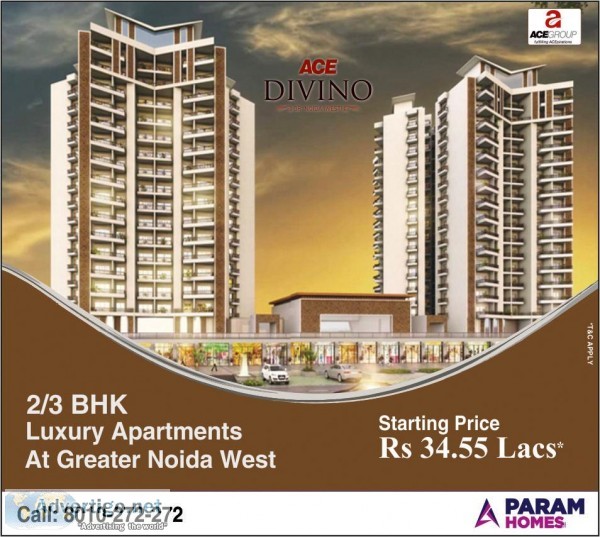Ace Divino residential apartments - 2 BHK and 3 BHK apartments