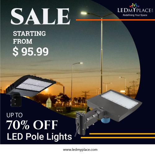 Enhance Your Street Areas By Using LED Pole Lights From LEDMypla