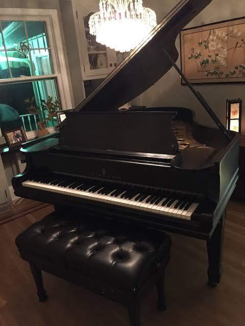 Baby grand piano