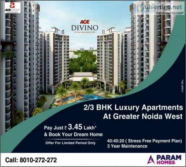 Ace Divino Best Residential Project - Divino Apartments