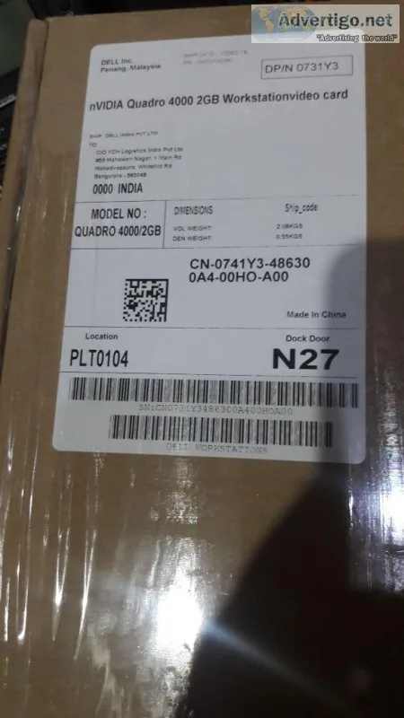 Dell Nvidia Quadro 4000 2GB Vc 731Y3