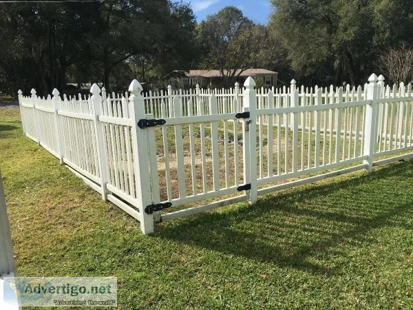 Vinyl fence