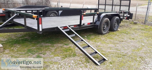 18  Heavy Duty Trailer with rear Ramp Gate