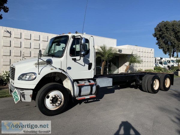 2013 Freightliner M2 Cab and Chassis 3 Axle 350HP Cummins CARB C
