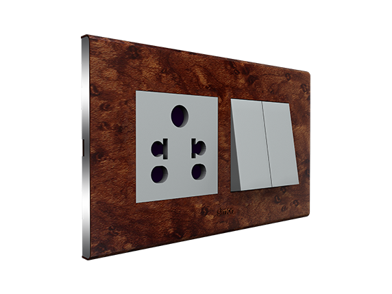 Simon Timber Switches ( Mahogany  Dark Walnut  Red Oak )