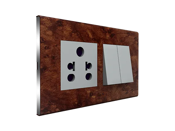 Simon Timber Switches ( Mahogany  Dark Walnut  Red Oak )