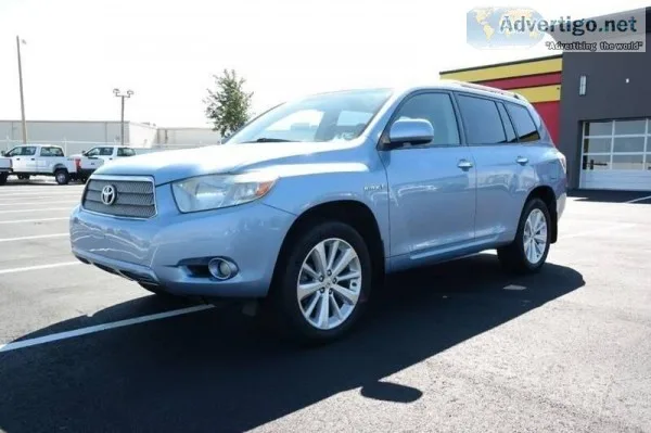  2008 TOYOTA HIGHLANDER HYBRID LIMITED4X4NAVIGATI ON SYSTEMDVDBA