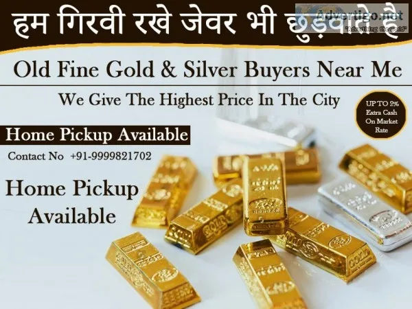 Sell Gold For Cash Delhi