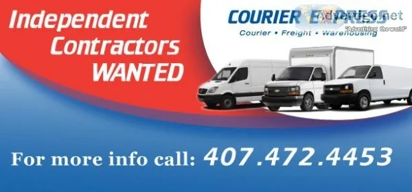 Courier Driver with Cargo Van  Sprinter Van  Minivan