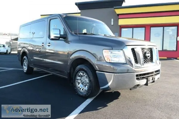 2014 NISSAN NV PASSENGER 3500HDNAVIGATIONBA CKUP CAMERANICE AND 