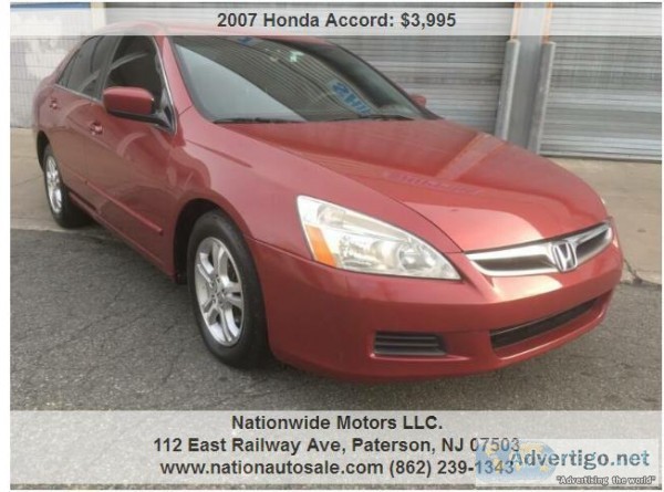 2007 Honda Accord Special Edition 4dr Sedan (2.4L I4 5A) 3995  M