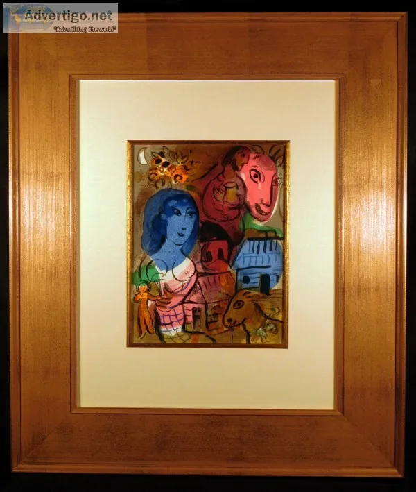 1969 XXe Siecle Original Color Lithograph by Marc Chagall