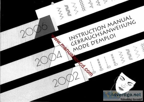 Elna 2002-2004-2006 Sewing Machine Instruction Manual