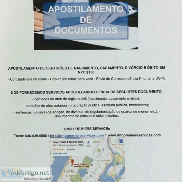 LEGALIZA&Ccedil&Ati ldeO NOTARIAL E APOSTILAMENTO DE DOCUMENTOS 
