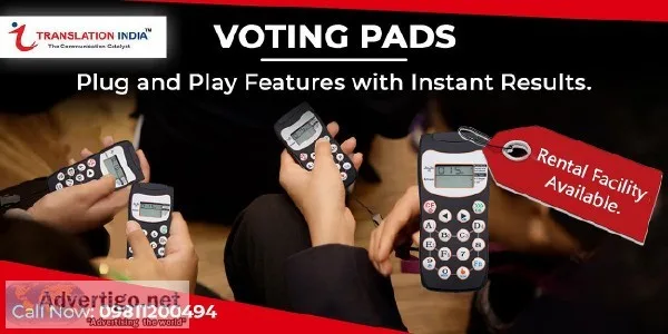 Voting Pad at Best Price in India.
