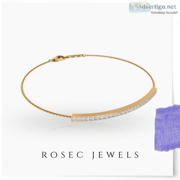 Tiny Diamond Bar Bracelet