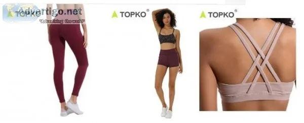 Latest Collection of Fashion Yoga Wear from Topko