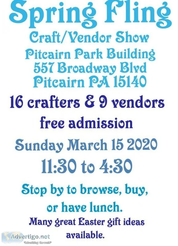 Spring Fling Craft and Vendor Show