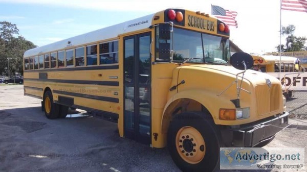 2002 International AmTran 10 Row School Bus  AC