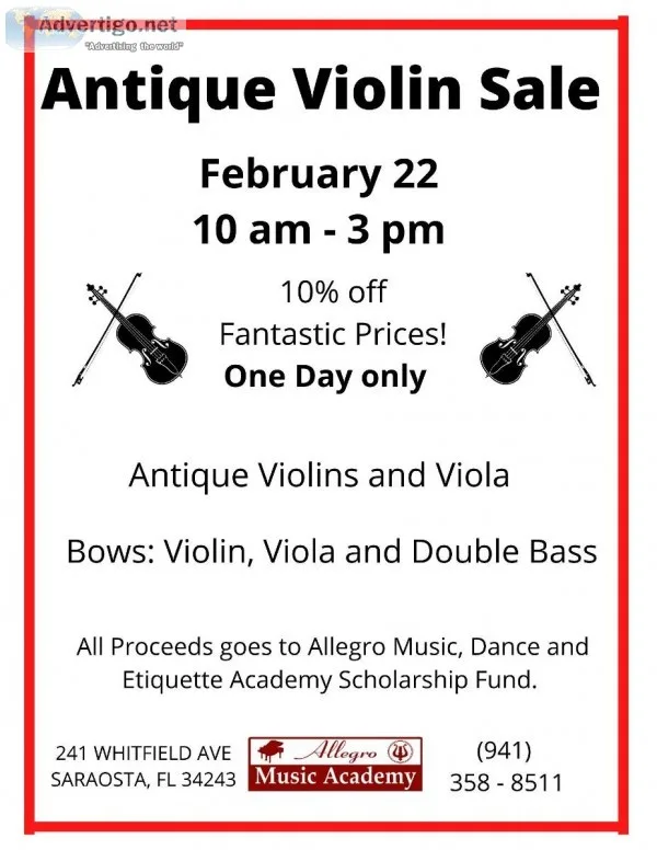 Antique Violin Sale
