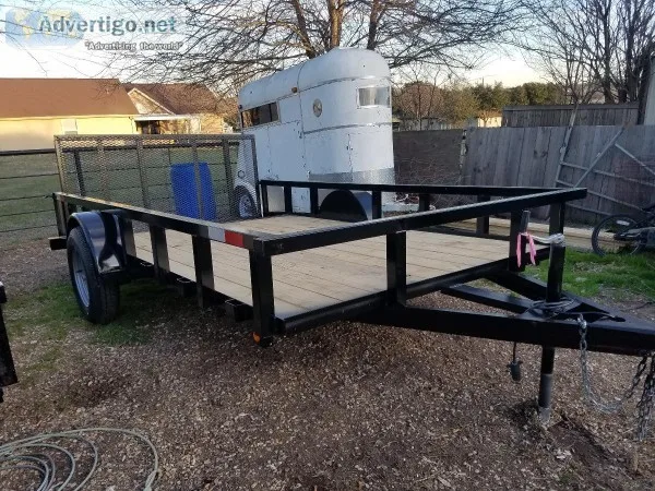 12ft Dovetail Utility Trailer
