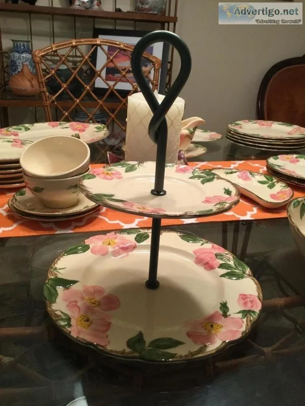 Franciscan Desert Rose dishes