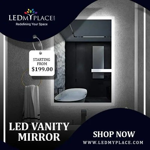 Buy Now LED Vanity Mirror For Bathroom