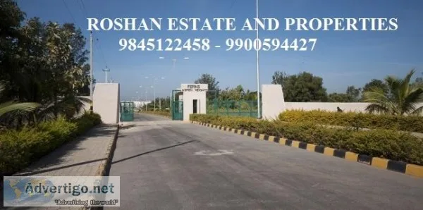 FERNS APEN HEIGHTS GATED COMMUNITY PLOT BAGLUR BANGALORE West fs
