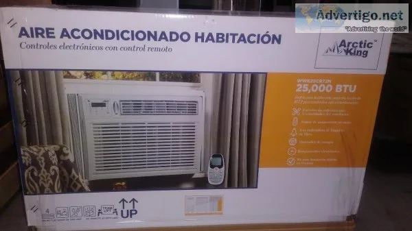 Arctic King 25000 BTU Window AC 220 Volts with Remote Control ( 