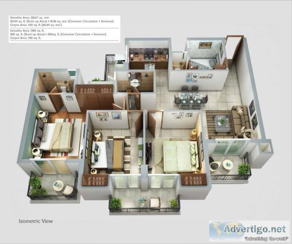 ATS HAPPY TRAILS - 23 BEDROOM APARTMENTS WITH STUDY