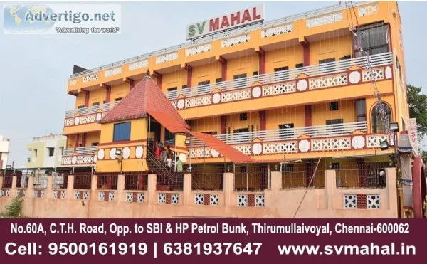 marriage halls in ambattur kalyana mandapam in ambattur ambattur