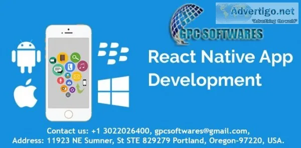 React Mobile Web App Built Superficially with GPC Softwares