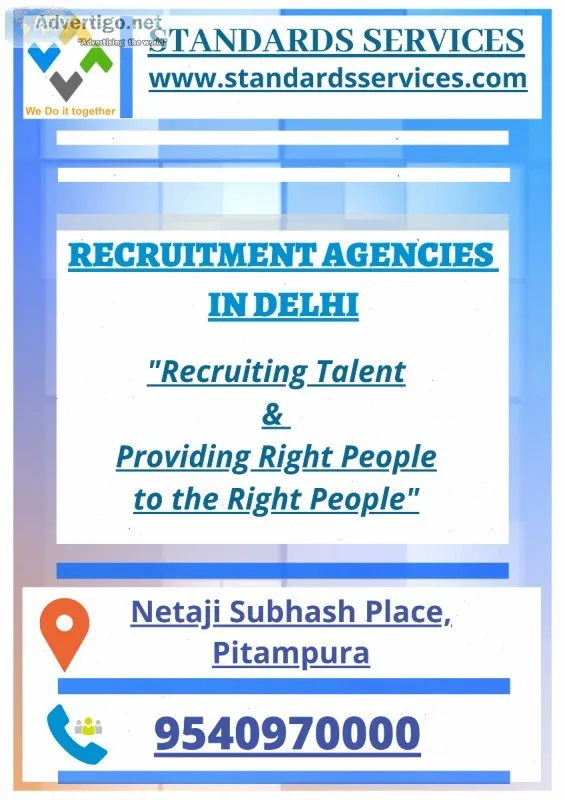 Recruitment Agencies in Delhi - Standards Services