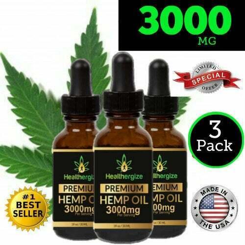 3 MONTHS SUPPLY HEMP OIL
