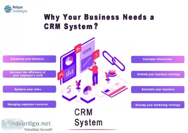 Get the best Customer Relationship Management at Webgen Technolo