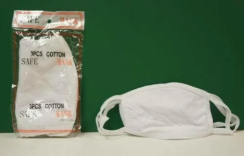 WHITE COTTON FACE MASKS