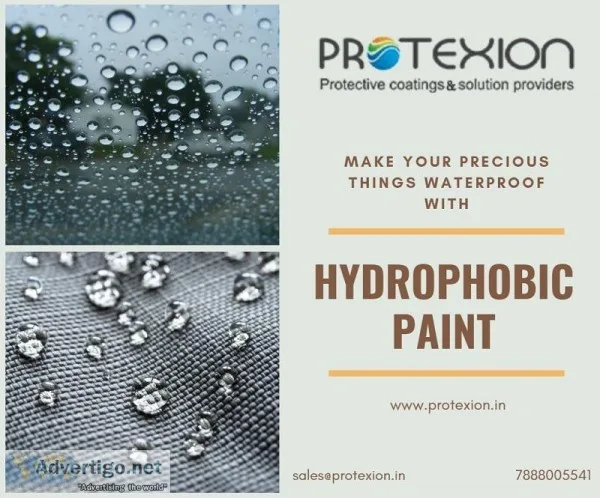 Using Hydrophobic Paint Make Your Precious Things Waterproof