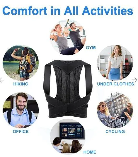 Get Adjustable Back Posture Corrector Support Belt at an discoun