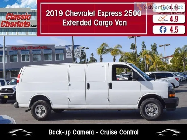Used 2019 Chevrolet Express 2500 Extended Cargo Van for Sale in 
