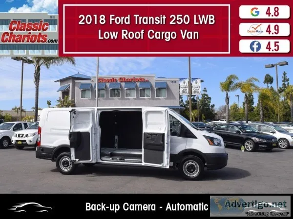 Used 2018 Ford Transit Cargo 250 LWB Low Roof Van for Sale in Sa
