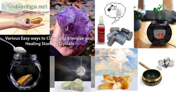 Various Easy ways to Clean and Energize your Healing Stones  Cry