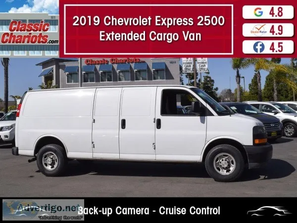 Used 2019 Chevrolet Express 2500 Extended Cargo Van for Sale in 