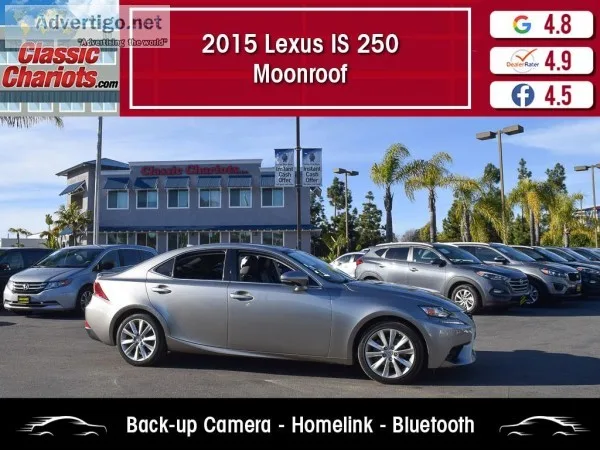 Used 2015 Lexus IS 250 for Sale in San Diego - 21189